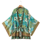 Fongt Phoenix Flower Printed Sweater Women's Cotton Jacket Jacket 0001