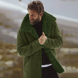 Fongt Explosion Jacket Winter Jacket Warm Hairy Jacket Men's Coat