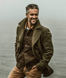 Fongt Autumn And Winter Of The Man's Coat In The Long Double Buckle Station Long Feng Ny Coat