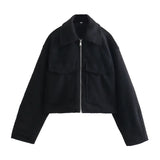 Fongt Women's Clothing Explosion Beads, Short Jacket Jacket