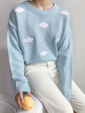 New 2021 Winter Spring Women Sweaters Knitted Stylish Pullovers Minimalist Loose Casual Wild Jumpers