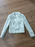 QUALITY New Fashion 2023 Designer Motorcycle Jacket Women's Lion Buttons Synthetic Leather