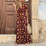 Hot Style Hot Selling Women's Fashion Bohemian Style V-Outfit