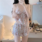 Fongt Windberry Sling Pyjamas V-Neck Shorts Two-Piece Summer 2025 New Sweet And Cute Homewear Woman