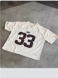 Fongt Mesh-Hole Quick-Drying Jersey Digital Foaming Ball Suit Casual Sports Short-Sleeved T-Shirt Grid