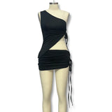 Fongt Fashion Fashion Summer Set One-Shoulder Design Vest Cramped Short Skirt Two-Piece Set Of Women