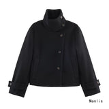 Fongt Women's Fashion Round Collar Sleeveless Waist-Lens Dress
