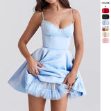 Fongt Summer Women's Babes Slings Body-Daughted Princess Ponmped Dress Dress Dress Dress
