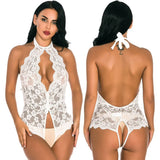 Sex Pajamas Tightening Screen Slings With Joint Underwear Lace Hanging Neck Large Code Mesh Set