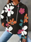 Fongt New Hooded Jacket Digital Print Casual Women's Hoodie