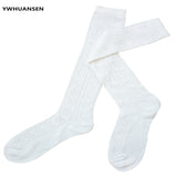 High Quality Summer Mesh Long Socks For Girls Cotton Loop Transfer Hollow Out Kids Socks For School Uniform