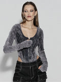 Wornout High Quality Trendy Women's Jumpsuit Tight Fitting Top Autumn 2023 New Fashion Long Sleeve Clothes-Outfit
