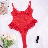 Fongt Women's New Lace Red Underwear