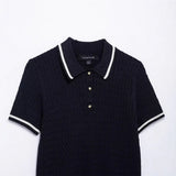 Fongt 2025 New Knitted Shirt Round-Neck Solid Color Loose Set Female Design