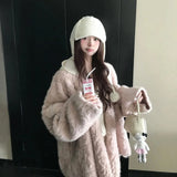Fongt New Winter Imitation Flower Fox Stid Atmosphere To Dye Environmental Protection Fur One Thickened With Fashion Jacket