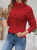 Fongt Jasmine Solid Color Jacket Sweater Women Thick Warm Loose Thin Knitted Shirt Long Sleeve Top