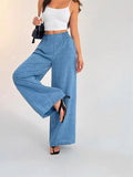Fongt Loosely-Broadly Bagging Rubber-Legged Casual Trousers In Autumn 2025