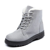 Boots Plus Size 44 Snow Boot For Women Winter Shoes Heels Winter Boots Ankle Botas Mujer Warm Plush Insole Shoes