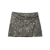 Fongt Homemade New Women's Clothing Balls And Tablets Double-Pearl Miniskirt 7969226