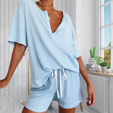 2 Pieces Knitting Pajamas