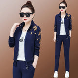 3 piece set women pants outfit Suit Fashion Pants Set Tracksuits 2022 New Korea Clothing Autumn fall clothes for