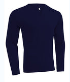 Fongt New Hot Fitness Plus-Size Sports T-Shirt Men's Elastic Comfortable Long-Sleeved Autumn