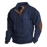 Fongt And Winter New Men's Outdoor Jacket Corduroy Leisure Collar Long Sleeves