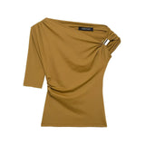 Fongt Homemade New Women's Dress Classic Asymmetrical Nylon Top 1026/164/706