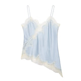 Fongt Women's 2025 Summer New Fashion Sexy Lace Decoration Underwear Blouse 5919105