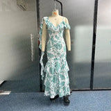 Fongt 2023 New Summer Elegant Sleeveless V-Neck Dress Slim Dress-Outfit
