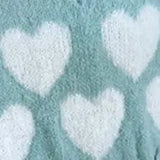 Autumn Winter Heart Sweaters Women V Neck Long Sleeve Soft Warm Pullovers Oversize Hollow Out Comfortable Top 2021