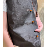 The Spring Of 2023, The New Imitation Silk Silk Black Horse Clip Chinese Style Commuter Jacket-Outfit
