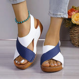 Fongt Sandals Women 2025 Summer New Pine Cake Thick Bottom With Skirt Casually Exposed Toe Beach Cool