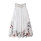 Fongt Cotton Shirt 5107046 Embroidered Long Dress 5107050 Set