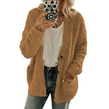 Fongt Wish 2025 Autumn And Winter Explosion Women's Fashion Casual Sweater Coat Size