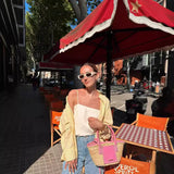Fongt Temperament Women's Summer Cardigan Long-Sleeved Top S懒 Lazy Wind Casual Decoration Silt Shirt