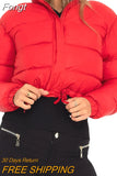 Women Fall Winter Clothes 2023 2023 Luxury Warm Puffer Jacket Cropped Coat y2k Hot Padding Short Down Coat New in