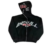 Fongt And Winter New Foam Plus Water Drill Loose Hooded Hooded Hooded Kitty Cat Print Jacket Hot
