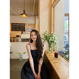 Fongt Year's Popular Super-Good Dress Summer French Temperament Exquisite Sling Princess Dress
