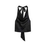 Fongt Homemade New Women's Classic Hanging Neck Silk Tatry 2892650
