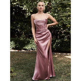 Fongt New Women's Sexy Hanging High Waist Open Fork Dress