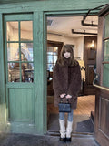 Fongt Coat Women Winter Fur Integrated 2025 Lazy Wind Environmental Protection Fur Warm Collar Long Loose