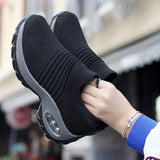 Sneakers Fashion Breathable Mesh Casual Shoes Platform Sneakers Platform Woman Vulcanize Shoes Walking Zapatillas