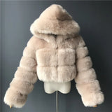 Fongt Fur Autumn And Winter New Imitation Fur Turf Warm Hat Fur Coat Woman