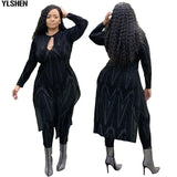 African Print Dresses for Women Two Piece Set Dashiki Dress Pants Sets African Clothes Bazin Elatic Famous Suit Vetement