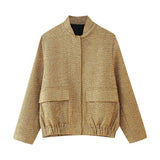 Fongt Homemade New Women's Classic Fashion Fashion Ocean Slid Jacket Jacket