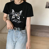 Fongt Sister Wear Short Short-Sleeved T-Shirt Female 2024 Summer New Korean Version Of The Student