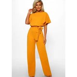Women's Summer Button Lace-up Short-sleeved