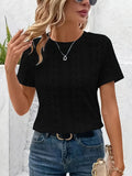 Fongt Wish Hot-Solded Empty V-Neck Short-Sleeved Bat Sleeves Thin T-Shirt New T-Shirt