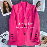 Fongt Green Suit Jacket Woman 2025 Spring And Autumn New Leisure Temperament High-End Sense Fried Street Small Suit Suit Woman
